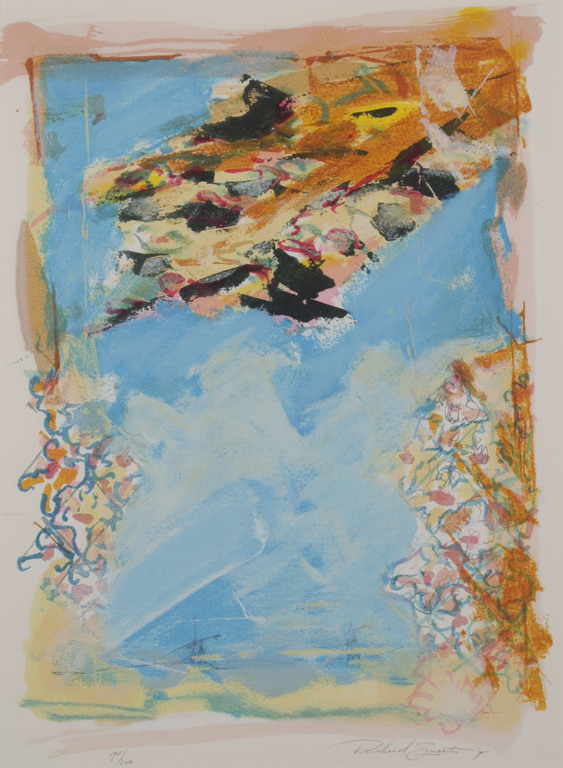 Richard Smeets: Zeefdruk, Denk aan Holland I - Ingelijst kopen? Bied vanaf 20!