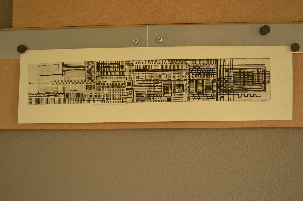 Figuratief - ets, 19 februari 1971 - variant  verkocht voor € 40!