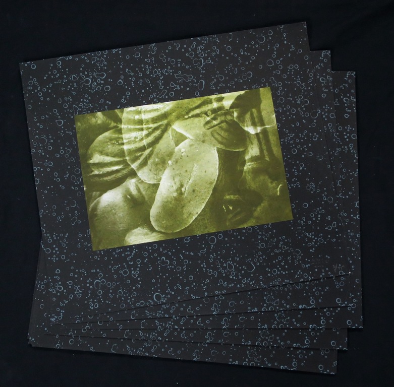 Lot met 19 zeefdrukken van Titus Nolte: Z. T.  (groen), - Waarvan 2 ingelijst. kopen? Bied vanaf 1!