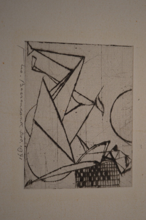 Theo Beerendonk ( 1905-1979) ets, naakt, 12.1971 - 6,5 x 7 (11 x 9 )  kopen? Bied vanaf 20!