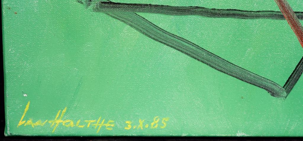 Jan van Holthe: Olieverf op doek, Figure javne sur vert kopen? Bied vanaf 1!