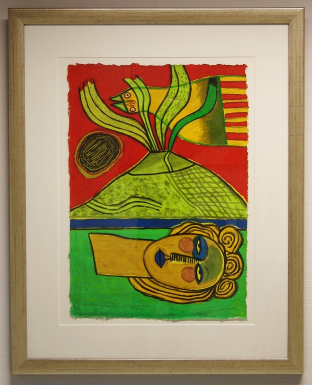 Corneille grote zeefdruk ingelijst - 2001 kopen? Bied vanaf 325!