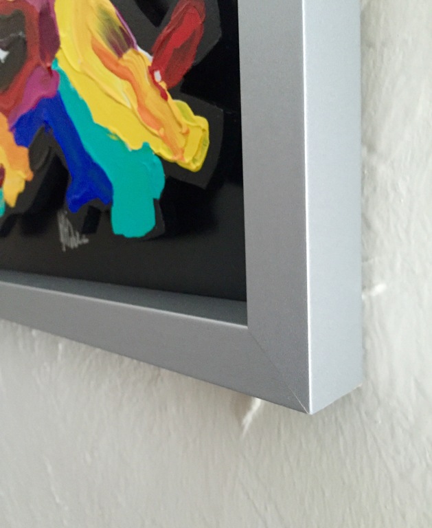 AD VAN HASSEL, 'Loving Dog' - schilderij: acrylverf op MDF (incl. lijst) kopen? Bied vanaf 49!