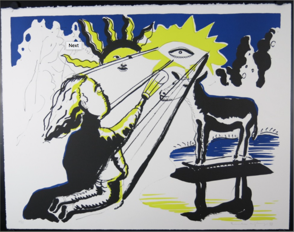 Rinke Nijburg: Litho, Hert van Hubertus kopen? Bied vanaf 1!