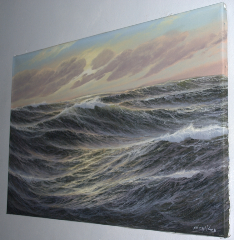 LOTHAR SCHLÜTER (KIEL,1928) - OLIEVERF - TOPKLASSE kopen? Bied vanaf 600!