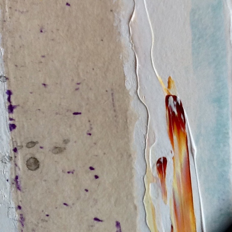 Peter Schenk, unica, verf en collage op zeefdruk, gesigneerd, 2005 kopen? Bied vanaf 85!