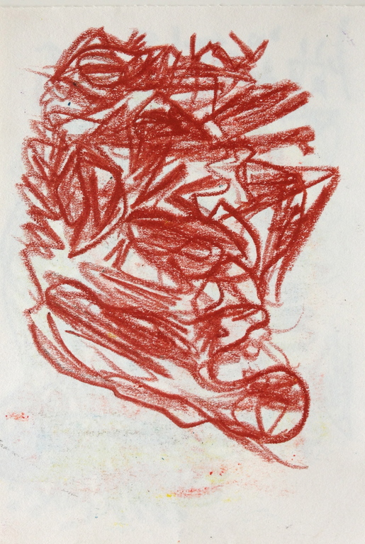 THEO WOLVECAMP, dubbelzijdige waskrijt tekening + certificaat Reflex Modern Art kopen? Bied vanaf 1!