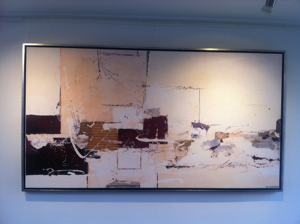 Ron van der Werf  zeefdruk op bewerkte ondergrond op doek. kopen? Bied vanaf 1!