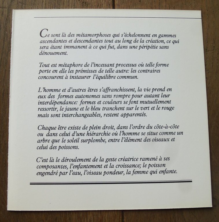 Corneille, litho: Femme et oiseaux, 1980, handgesigneerd kopen? Bied vanaf 1!