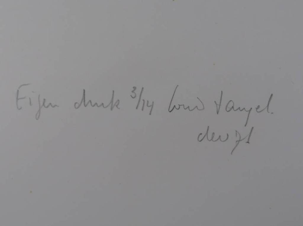 Louis Tangel: Zeefdruk, Bakstenen kopen? Bied vanaf 1!