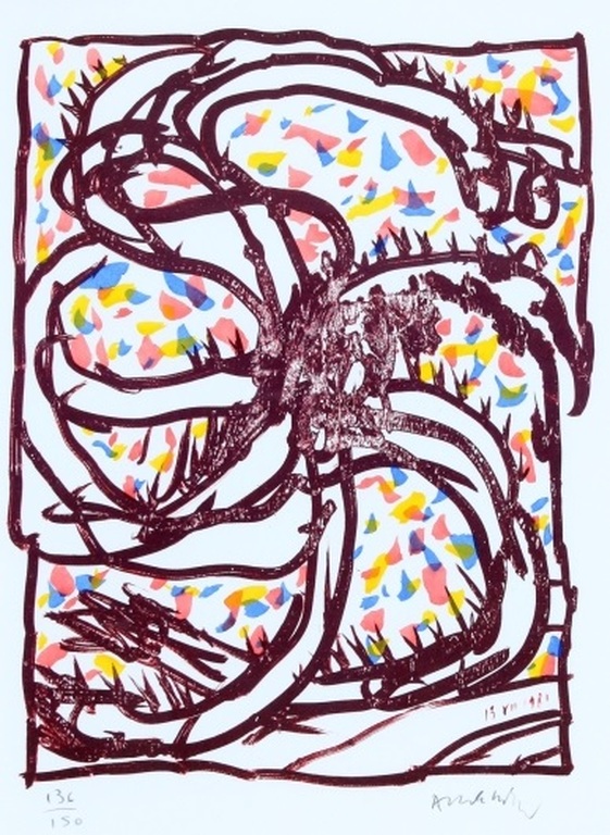 Pierre Alechinsky - Jantes et Jambes verkocht voor € 550!