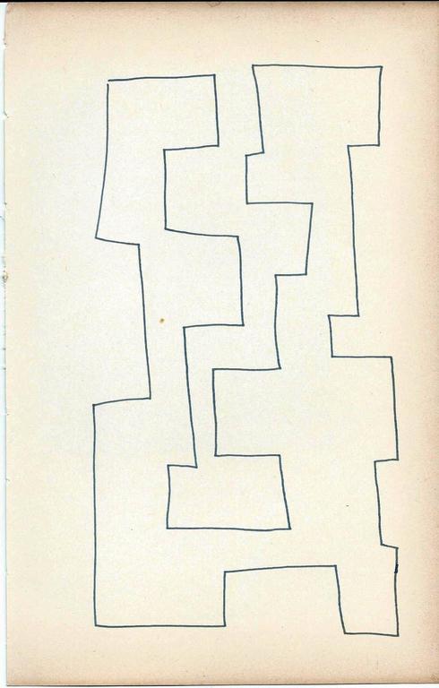 Siep van den Berg: compositie 1 (originele inkttekening) kopen? Bied vanaf 1!