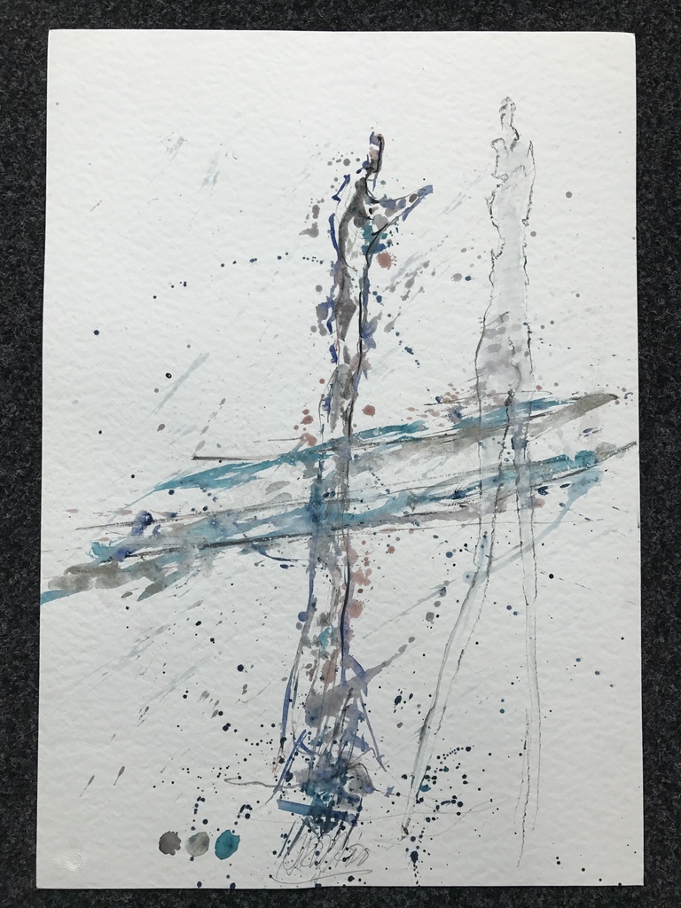 Ad Arma Prachtige originele Aquarel verkocht voor € 45!