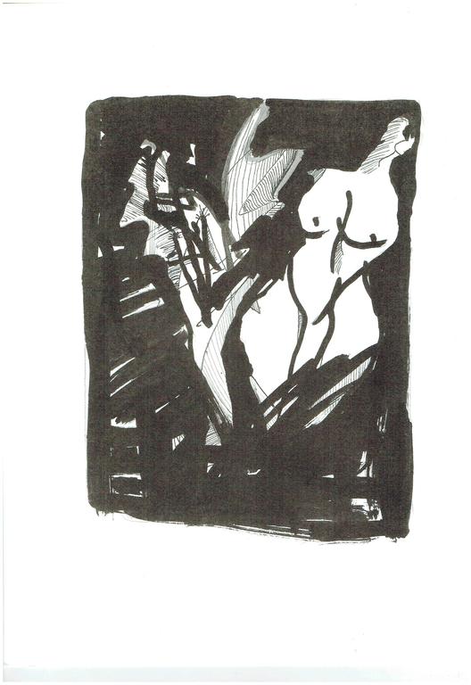 Onbekende Kunstenaar-Inkt op Papier-4 mappen met Der Glücklose Engel kopen? Bied vanaf 1!