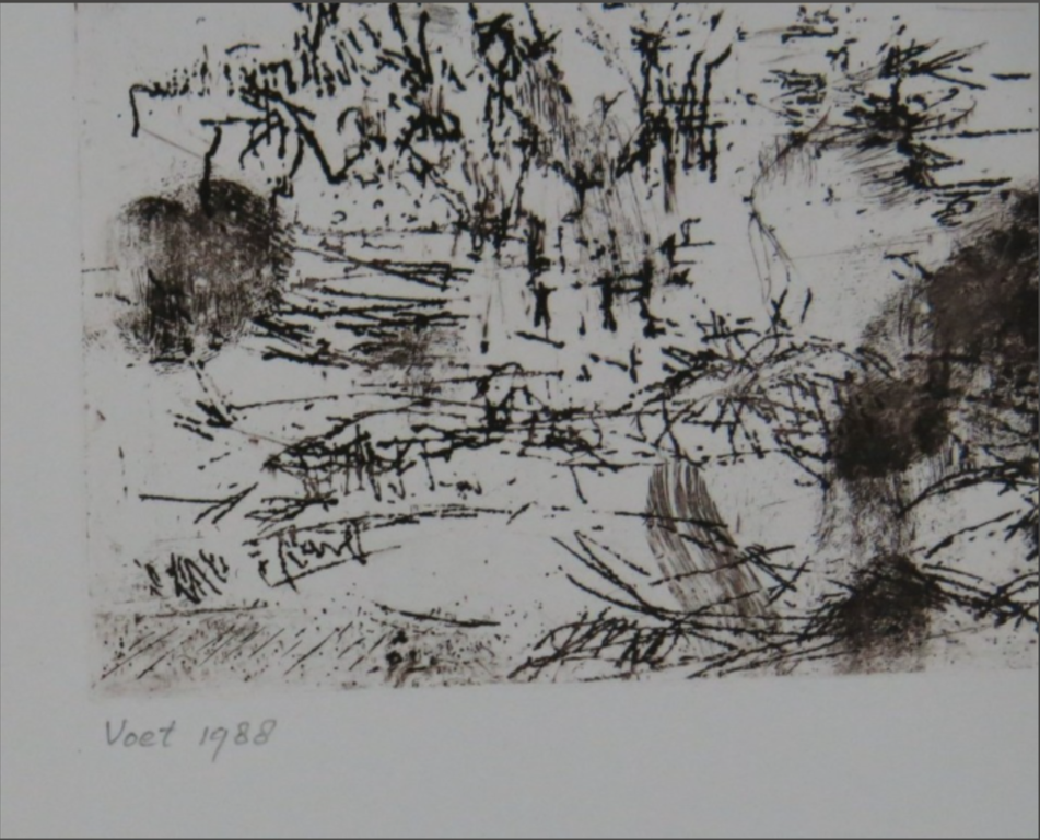 Wilfred Voet: Ets, Landschap kopen? Bied vanaf 1!