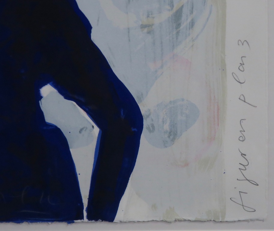 Cees Dolk: Zeefdruk, Figurenplan 3 -Ingelijst kopen? Bied vanaf 40!