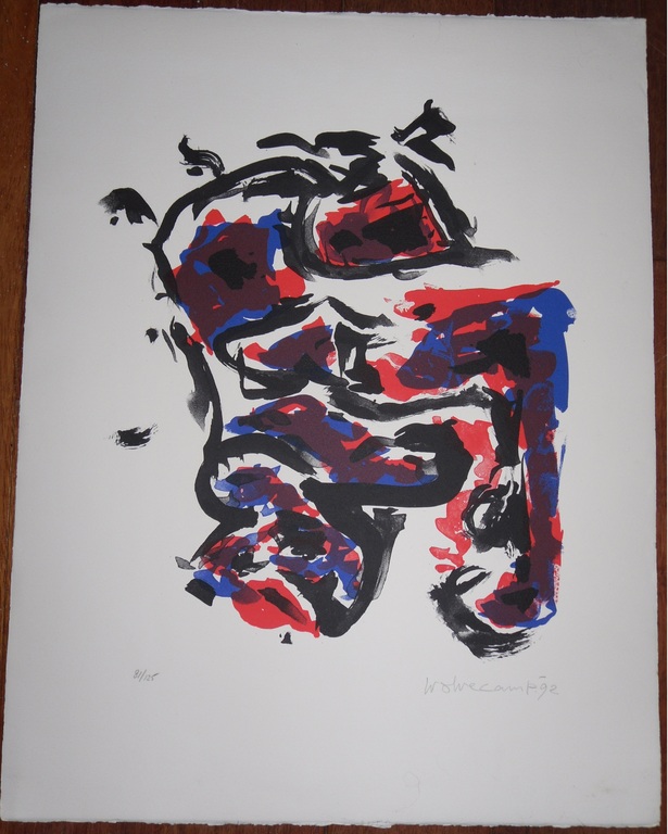 Theo Wolvecamp zeefdruk Compositie 1992 kopen? Bied vanaf 175!