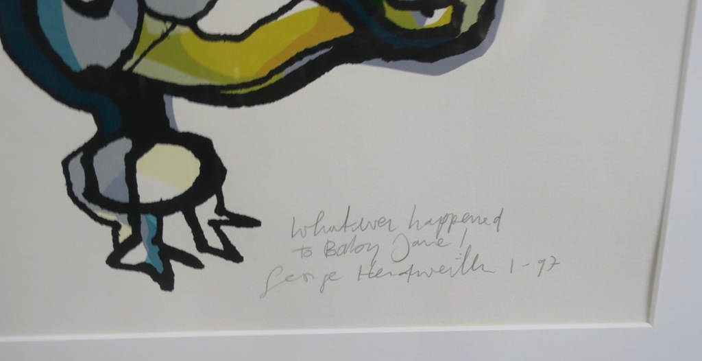 George Heidweiller: Zeefdruk, Whatever happened to.. - Ingelijst kopen? Bied vanaf 40!