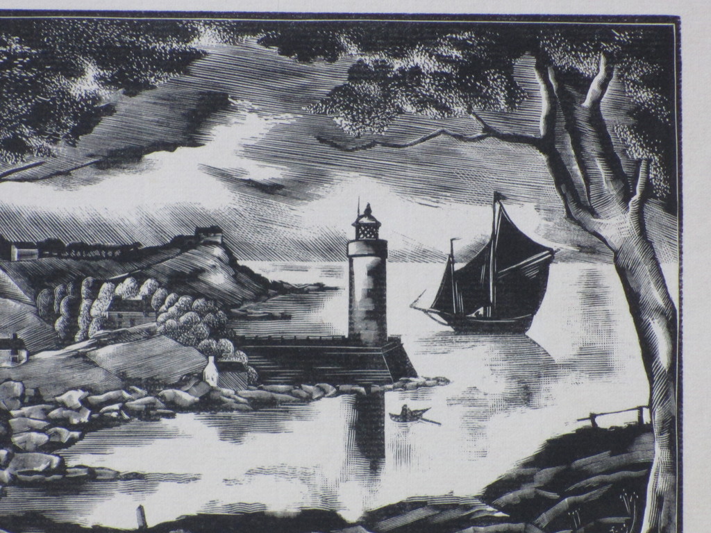Maurice Brocas, Port en Bretagne, Houtgravure kopen? Bied vanaf 30!