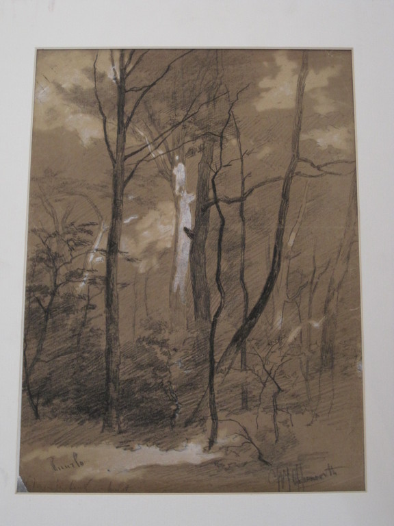 W.J. Oppenoorth 1847-1905 tekening kopen? Bied vanaf 1!