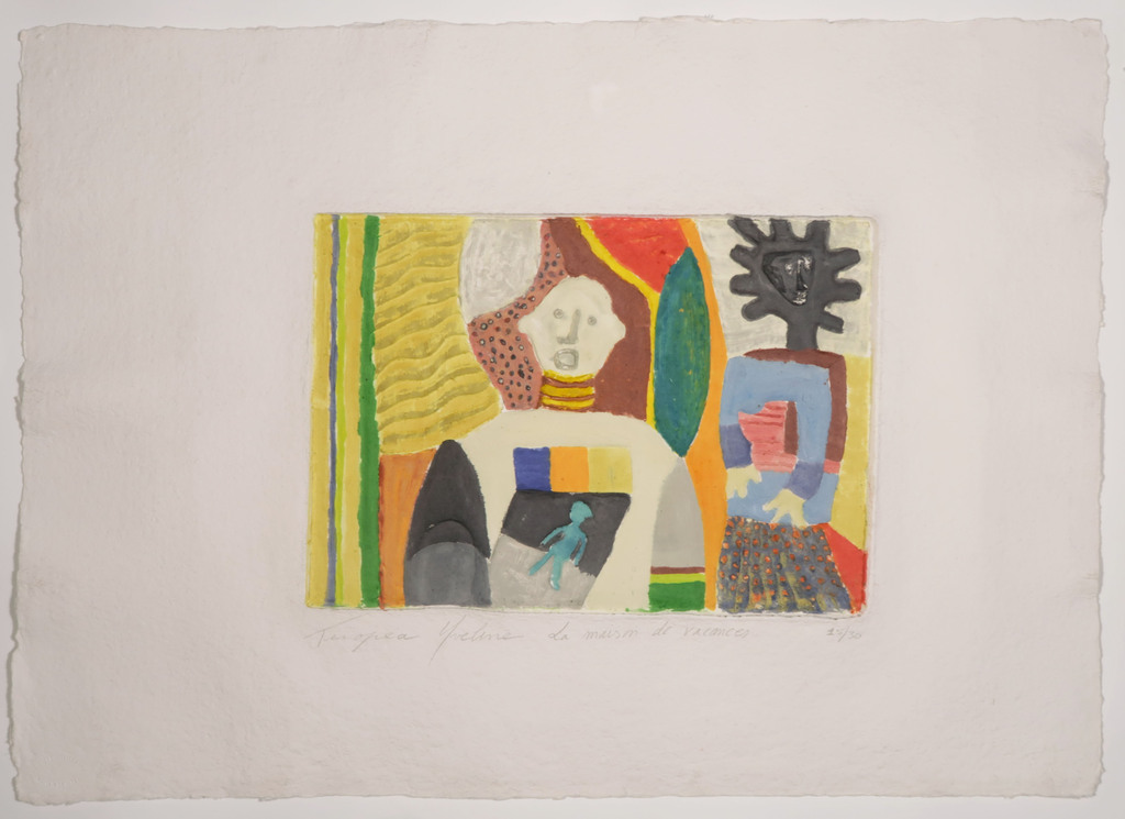 Yveline Tropea: Handbeschilderde Aquagravure, La maison de vacances kopen? Bied vanaf 1!