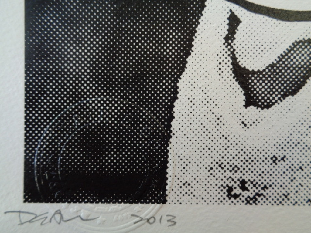 GROTE Fine Art Print,"Finger Queen", GESIGNEERD en COA, genummerd A/Pof 1 t/m100 kopen? Bied vanaf 1!