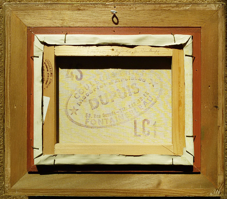 Franse school - Landschap in de lente, olieverf op doek (mooi ingelijst) kopen? Bied vanaf 1!