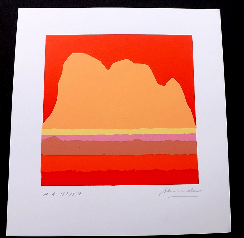 Arthur Secunda - 4x gesigneerde litho - Landscape I,II,III,IV kopen? Bied vanaf 1!