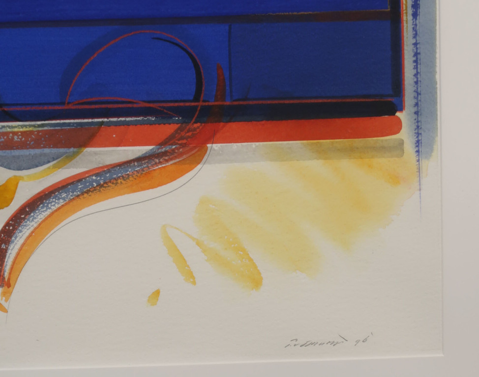 Peter van Drumpt: Aquarel, Zonder titel - Ingelijst kopen? Bied vanaf 40!