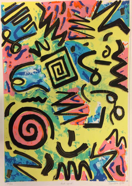 Bettina Lopetro, zeefdruk: Hot Spot, 20/21 kopen? Bied vanaf 35!