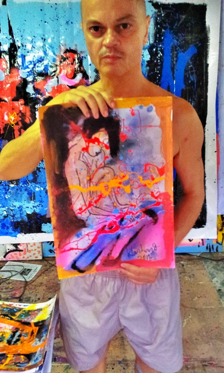 Peter Klashorst - Mooi ingelijst werk op papier kopen? Bied vanaf 95!