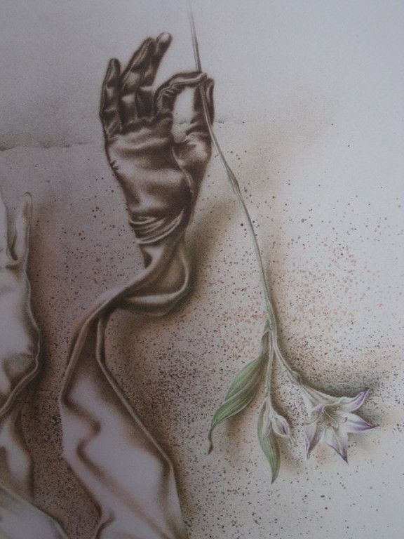 Zeldzaam mooi (kleine oplage !!)  Poen de Wijs (1948-2014) Litho "de Lelie"   kopen? Bied vanaf 1!