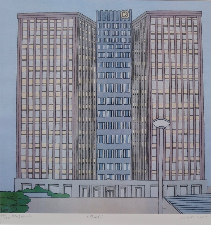 Laan Irodjojo: Zeefdruk, PWC - Ingelijst kopen? Bied vanaf 1!