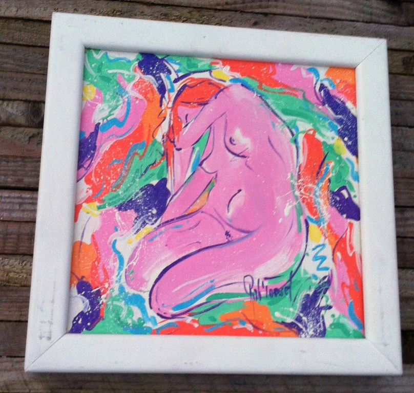 Rob Toeset, Acrylverf, Vrouwelijk Naakt kopen? Bied vanaf 20!