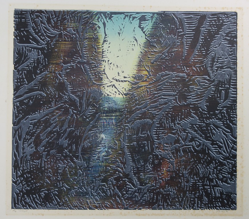 Willem de Vries: Houtsnede, Uitzicht kopen? Bied vanaf 1!