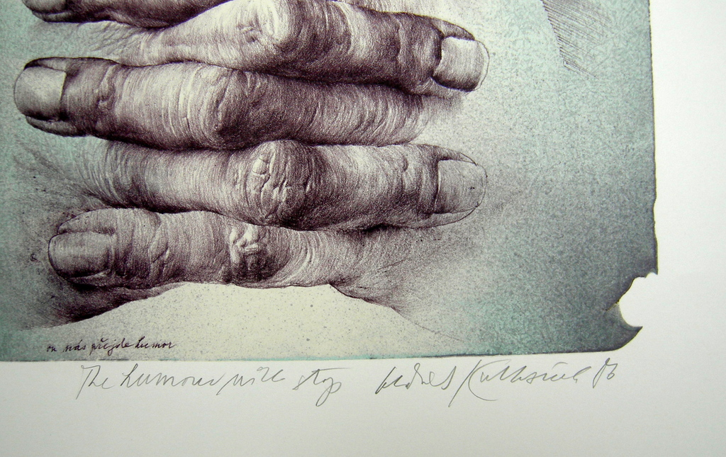 Oldrich Kulhanek, kleurenlitho: The humour will stop kopen? Bied vanaf 50!