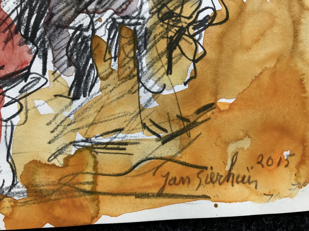 Jan Sierhuis ingekleurde litho 2015 kopen? Bied vanaf 1!