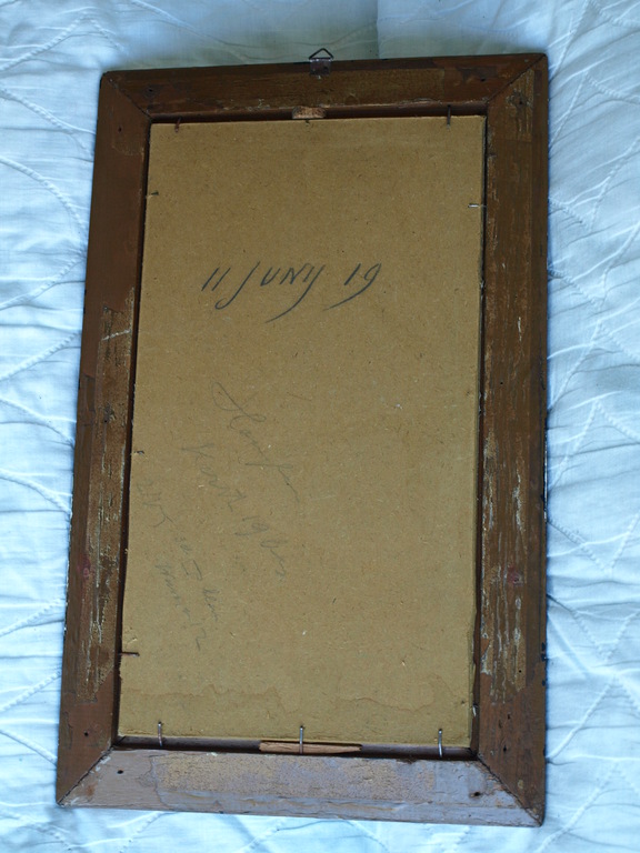 Gesigneerd B.D. : Olieverf op paneel , Uil – ingelijst– 1e helft 20e eeuw kopen? Bied vanaf 1!