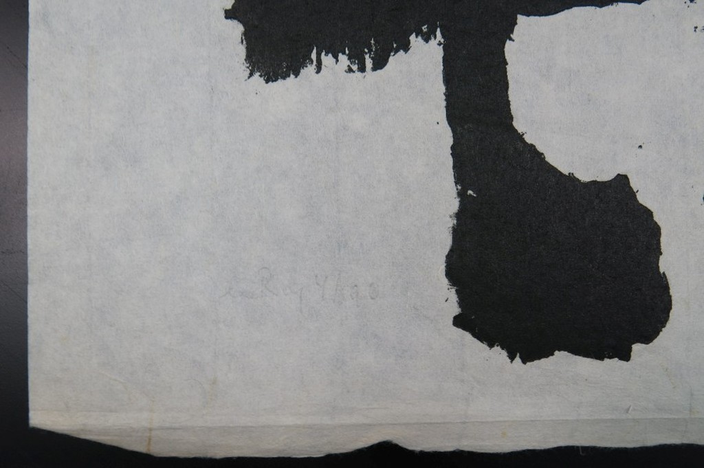 Guillaume Le Roy: Linosnede, Compositie in zwart kopen? Bied vanaf 40!