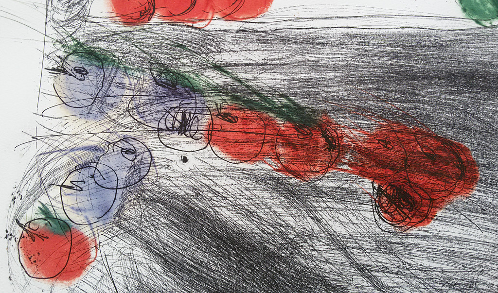 Ger Lataster - Compositie met fruit en driehoek, aquatint ets kopen? Bied vanaf 95!