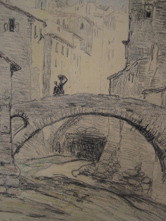 Jacques Zon 1872-1932 pastel "San Remo" gesigneerd kopen? Bied vanaf 10!
