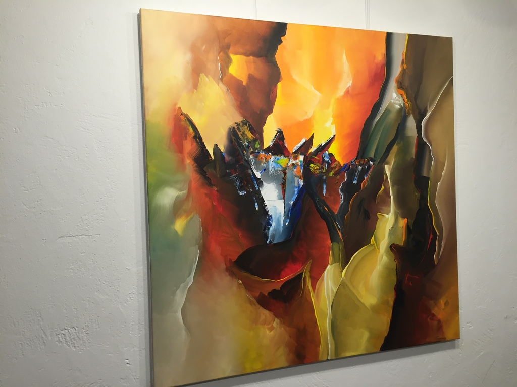 GENA GENADYJ, gemengde technieken op doek, gesigneerd. kopen? Bied vanaf 1!