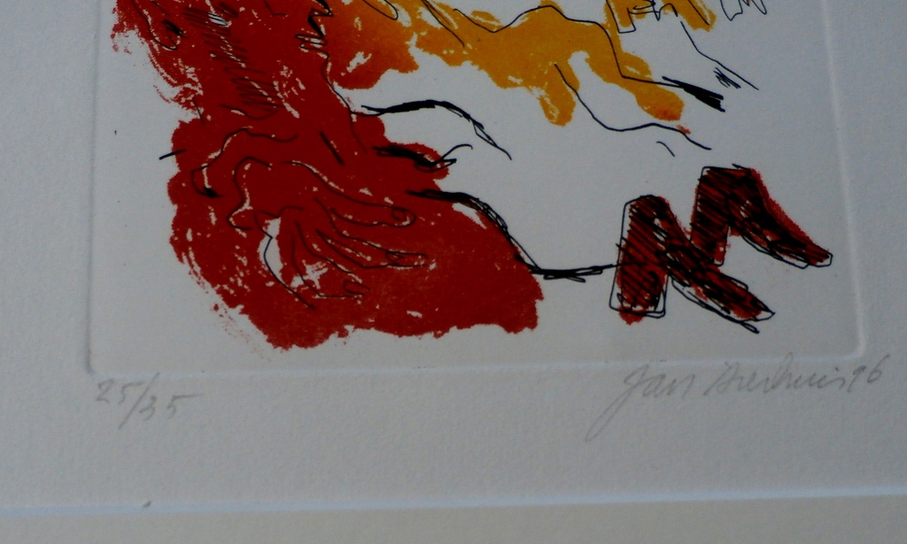 Jan Sierhuis - ets - 1996 - oplage 35 stuks kopen? Bied vanaf 65!