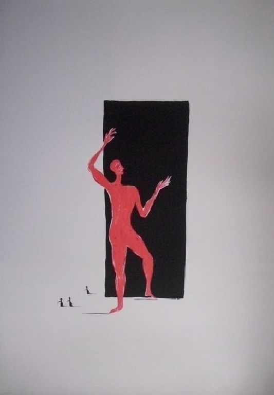 Henk Visch: grote kleurenzeefdruk 1994, handgesigneerd, weinig aangeboden  kopen? Bied vanaf 120!