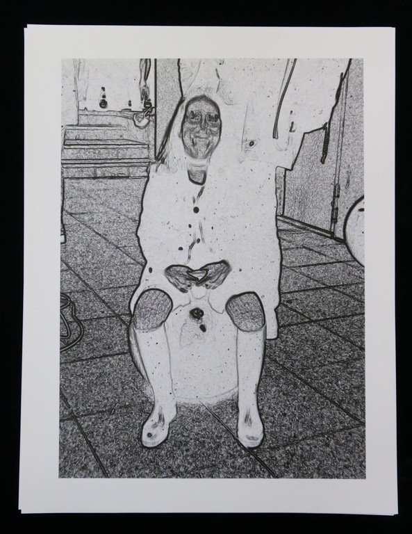 Lot met 15 werken van: Hester Oerlemans, Zeefdruk, Rose/Paarse man kopen? Bied vanaf 10!