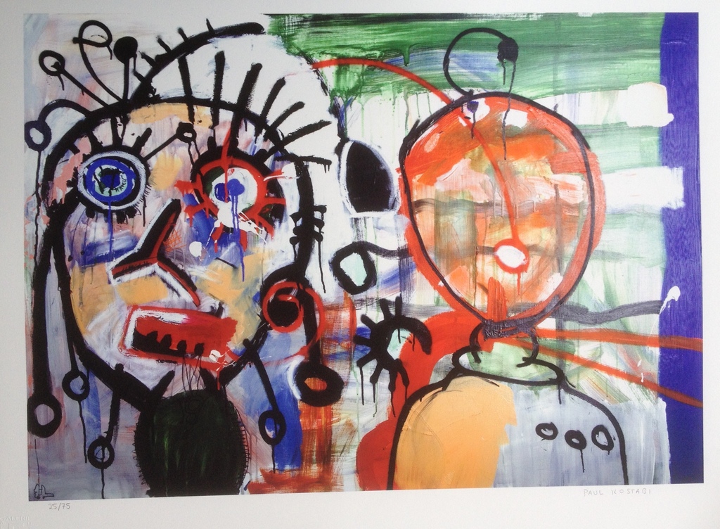 Paul Kostabi - Handgesigneerde Giclee verkocht voor € 35!