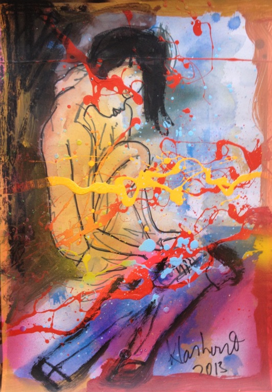 Peter Klashorst - Mooi ingelijst werk op papier kopen? Bied vanaf 95!