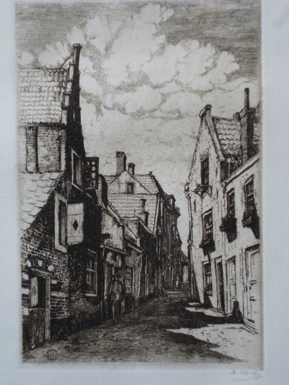 Herman Heuff - ets - Dorpsstraat kopen? Bied vanaf 20!