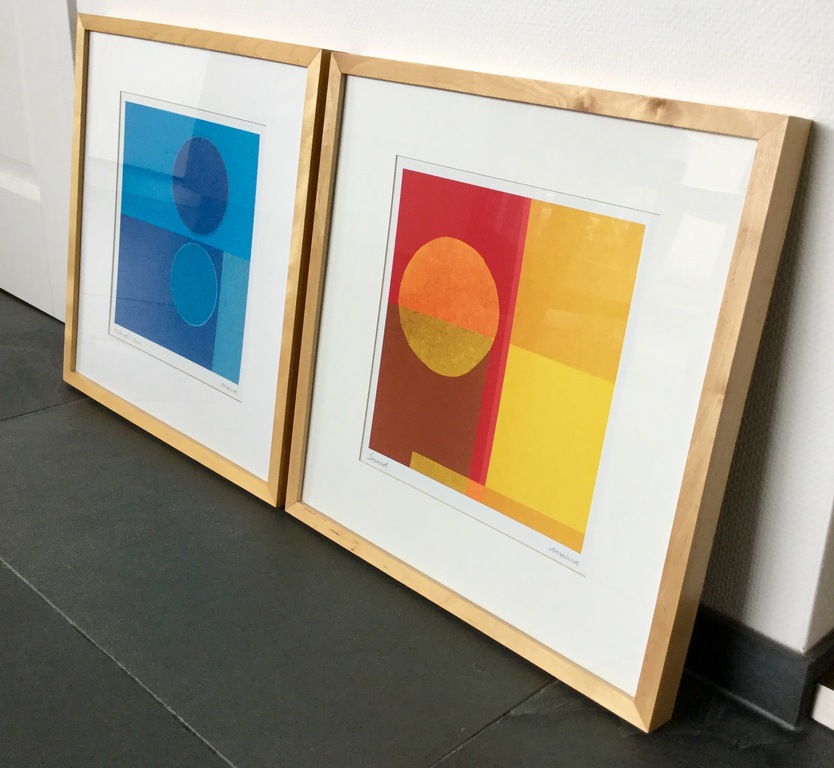 Amaina: Set abstracte Lithoâ��s, Midnight Moon - Sunset kopen? Bied vanaf 35!
