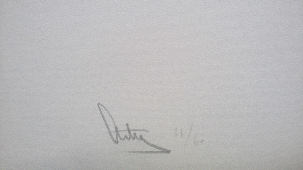 Arty Grimm en Cees Nooteboom - Tekens tegen het wit, zeefdruk kopen? Bied vanaf 35!